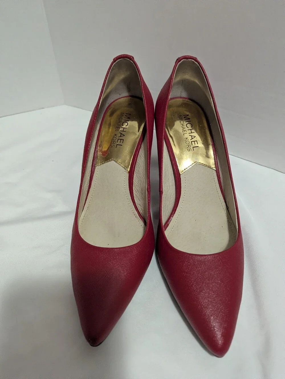 Michael Kors Red High Heels Size 6.5